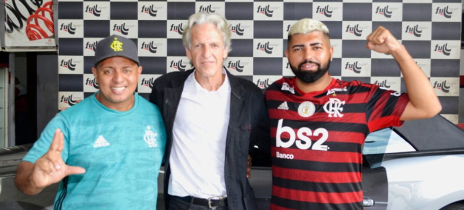 Da Libertadores para a Full. Gabigol da Torcida e Jorge Jesus da Torcida visitaram Nossa Loja!