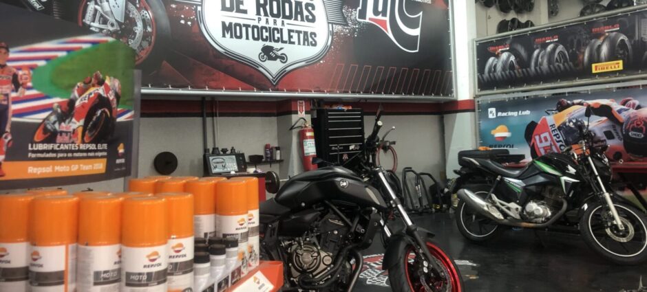 Na Full Pneus você conta com um Setor Exclusivo para Motos!
