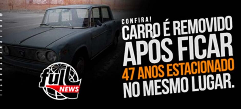 Carro é Removido após ficar 47 anos estacionado