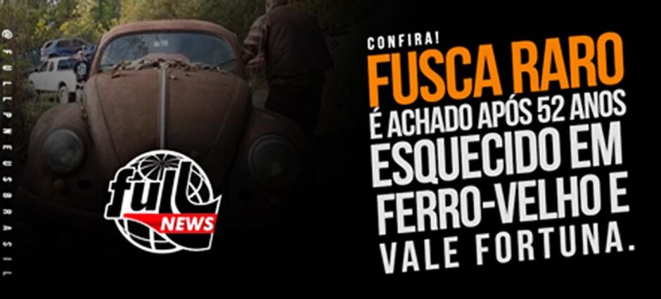 Fusca raro e caro é encontrado após 52 anos