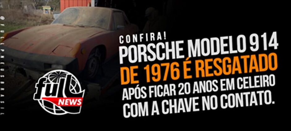 Porsche 914 de 1976 foi descoberto em celeiro