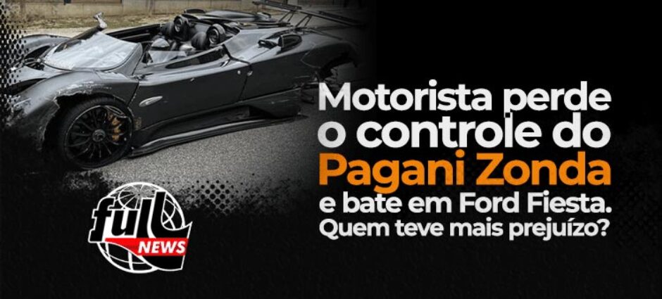 Pagani Zonda: Carro de luxo bate em carro popular. Quem teve mais prejuízo?