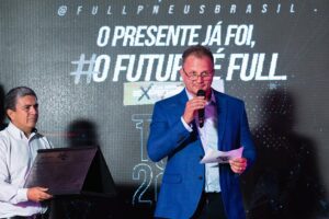 Waldemar Calinosk na Festa de inauguração da nova loja da Full Pneus em Nova Iguaçu