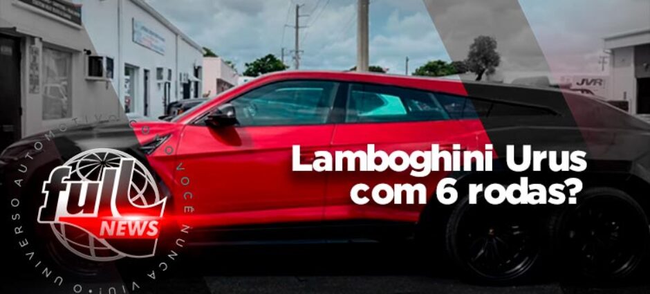 Lamborghini Urus com seis rodas?