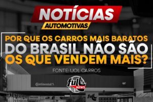Por que os carros mais baratos do Brasil não são os que vendem mais?