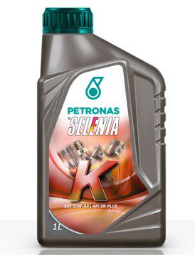 Óleo do Motor 15W40 Petronas Selenia K Api SN Plus Semissintético 1L