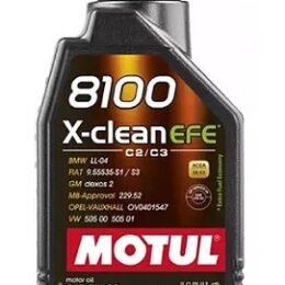 Óleo do Motor 5W30 Motul X Clean FE 8100 Dexos 2 C2 C3 Sintético 1L