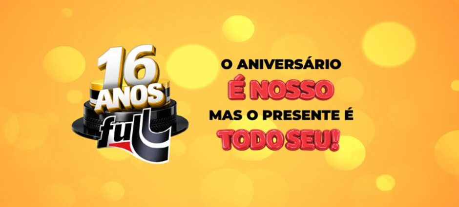 Full Pneus celebra 16 anos com promoção especial